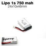 BBR Lipo Battery 1s 3.7v 750mah 25C 